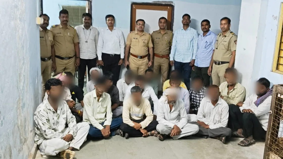 नांदेड ग्रामीण पोलिसांची मटका, जुगार अड्यांवर कारवाई