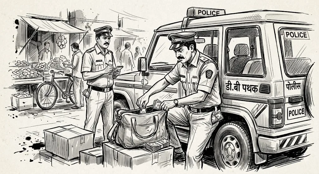 गुटखा कारवाई की आर्थिक तडजोड? देगलूर डीबी पथकावर गंभीर आरोप !